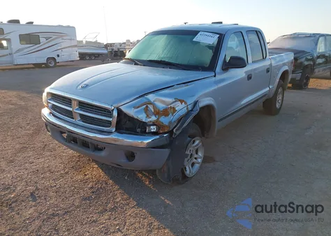 2004 Dodge Dakota Slt from USA, damaged, VIN 1D7HG48N54S691516